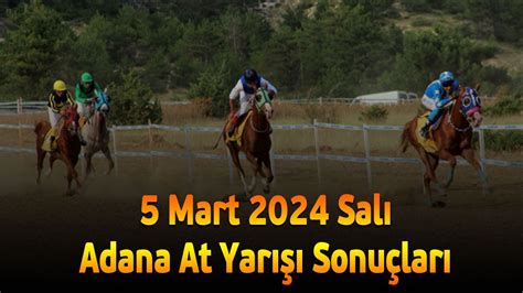 Adana at yarışı sonuçları